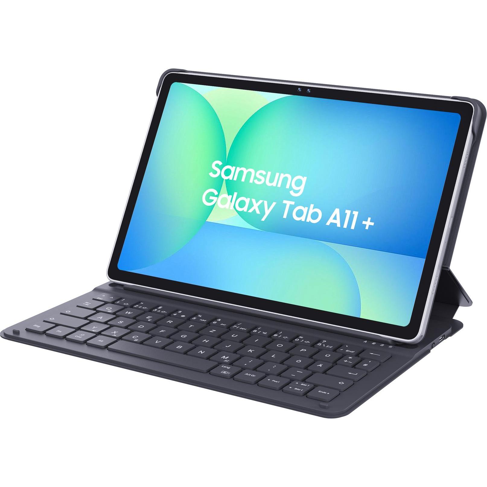 Samsung Keyboard Cover für Galaxy Tab A11+ (Samsung Galaxy Tab A11+), Tablet Tastatur, Schwarz
