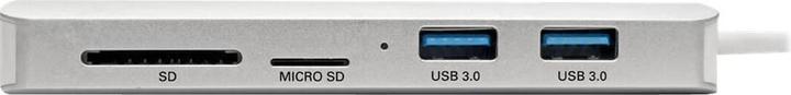 Actual product image Eaton USB-C Dock 4K HDMI USB 3.2 Gen 1 USB-A/C Hub GbE Memory Card 60W PD Charging (USB-C, 4 ports)