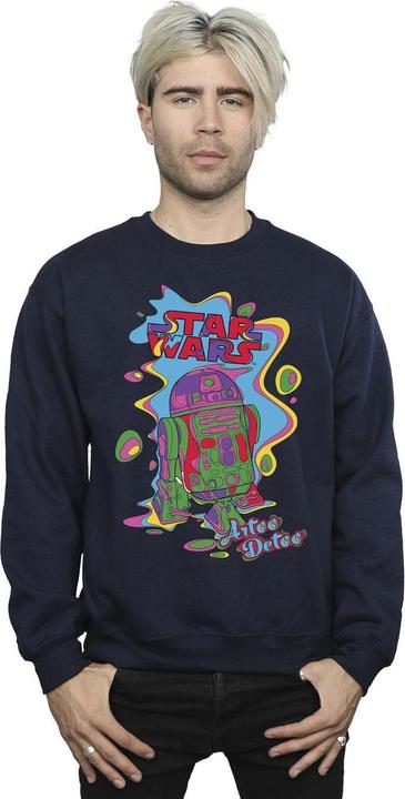 Actual product image Star Wars Mens R2D2 Pop Art Sweatshirt (L)