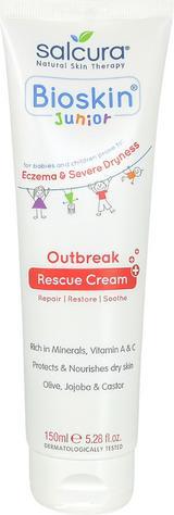Actual product image Salcura Skincare Bioskin Junior Outbreak Rescue Cream Cream for Babies 150 ml