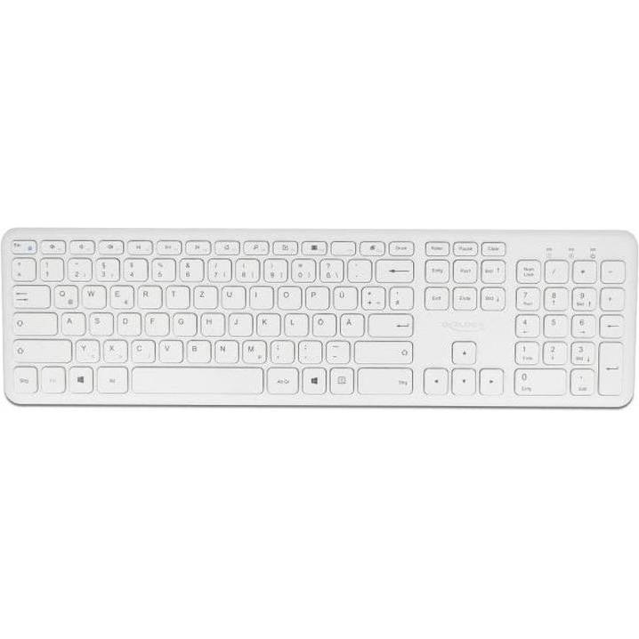 Thumbnail - Delock 12703 (DE, Kabellos), Tastatur, Weiss