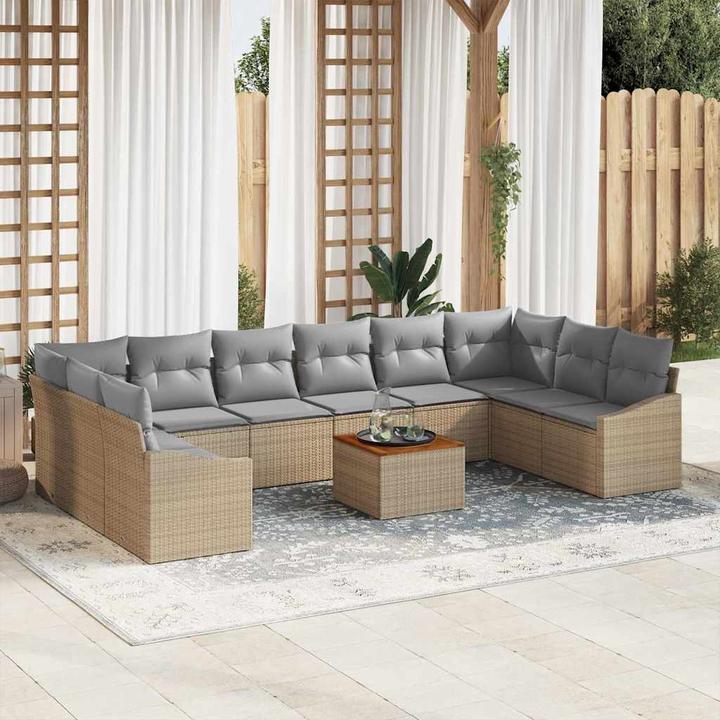 Actual product image vidaXL Garden sofa set