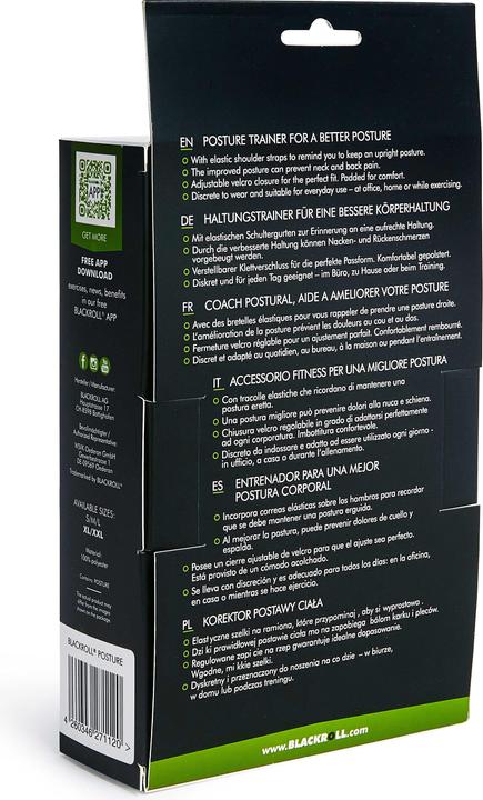 Immagine prodotto Blackroll Postura Pro S/M/L