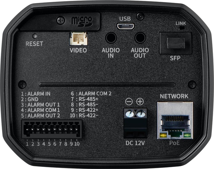 Actual product image Hanwha Wisenet X-Series XNZ-6320A Zoom Box 2MP (1920 x 1080 Pixels)