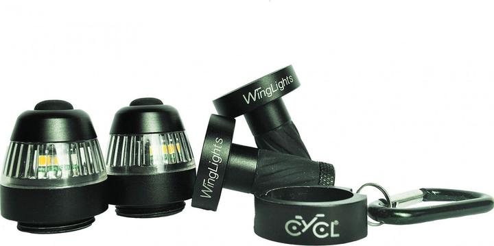 Produktbild CYCL WingLights 360 Clignoteur & Feu latéral pour vélo (fixation magnétique) (16 lm, 30 lm)