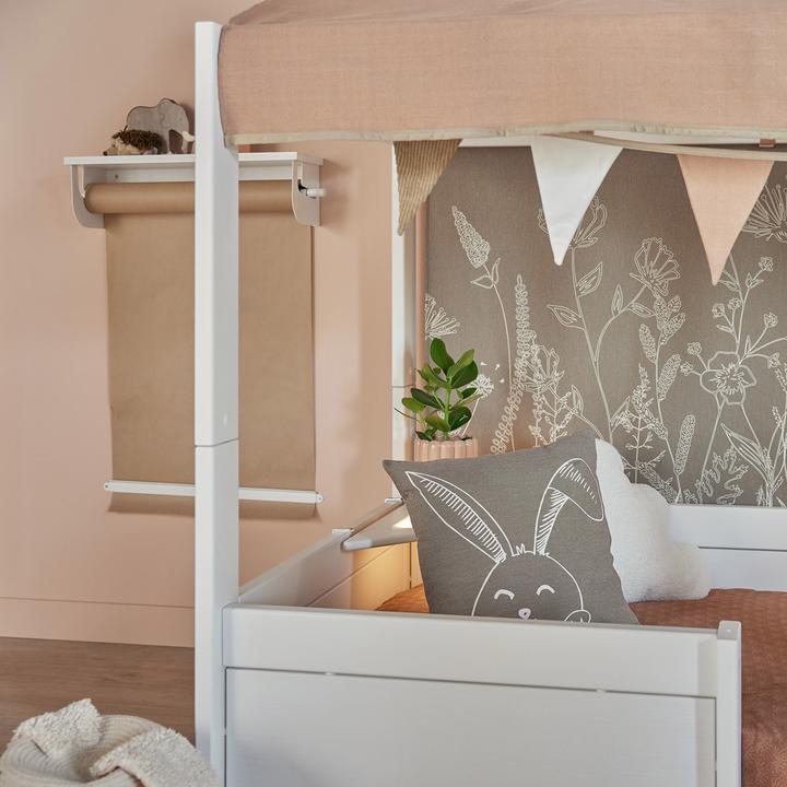 Produktbild Lifetime Kidsrooms 4 in 1 Bett mit Stoffdach, Happy Rabbit mit Lattenrost Standard