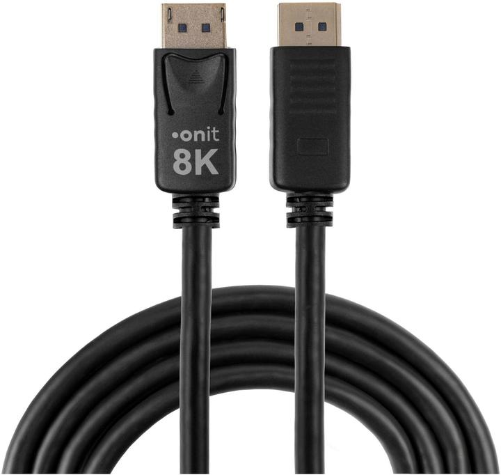 Image du produit Onit Kabel Basic DisplayPort - DisplayPort, 8K/60Hz, 2 m (2 m)