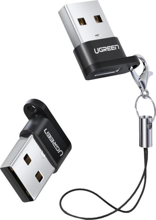 Productafbeelding Ugreen USB-C naar USB-A 2.0 bluetooth adapter (zwart) (USB 3.1, USB 2.0)