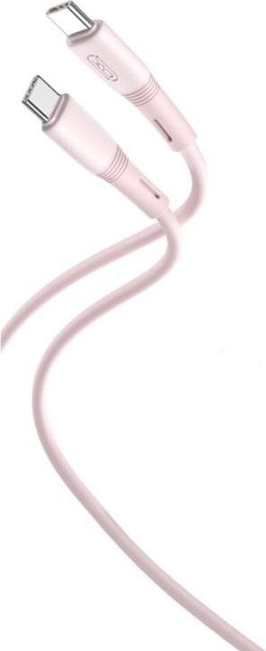 xO Kabel NB-Q226B USB-C - USB-C 1m 60W rosa (1 m, USB 3.2 Gen 2, 60 W)