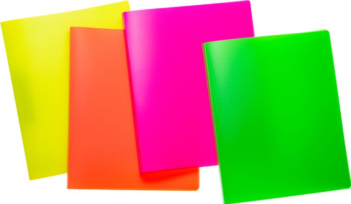 Actual product image HERMA Ring binder A4 neon translucent (A4, 35 mm, 12 Piece)