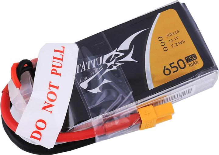 Produktbild Tattu RC-Akku LiPo 650 mAh 11.1 V 75C (11.10 V, 650 mAh)