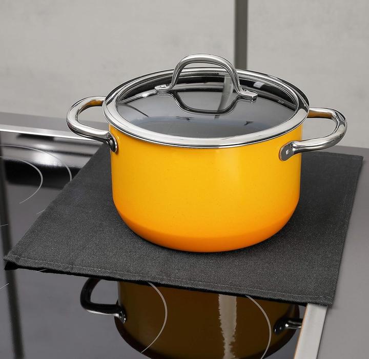 Produktbild HERMA Feuermatte Schwarz feuerfeste Unterlage, Grösse:33x33cm