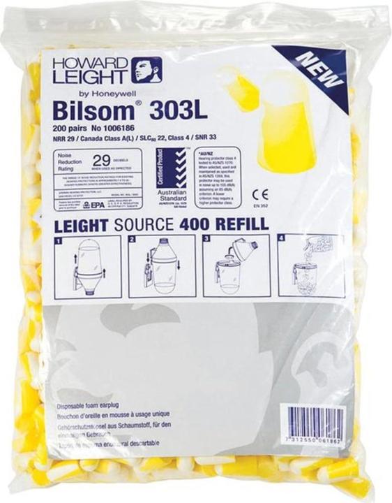 Produktbild Honeywell Gehörschutzstöpsel Bilsom 303 S (20 Pack a 10 Paar) (20 x)
