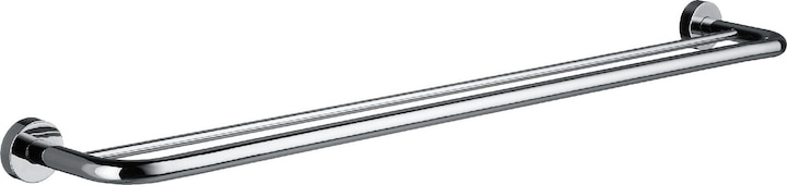 Emco Double towel rail RONDO 2 800mm chrome