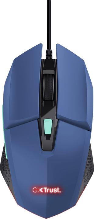 Actual product image Trust Gxt109b Felox Gaming Mouse Blue (Cable)