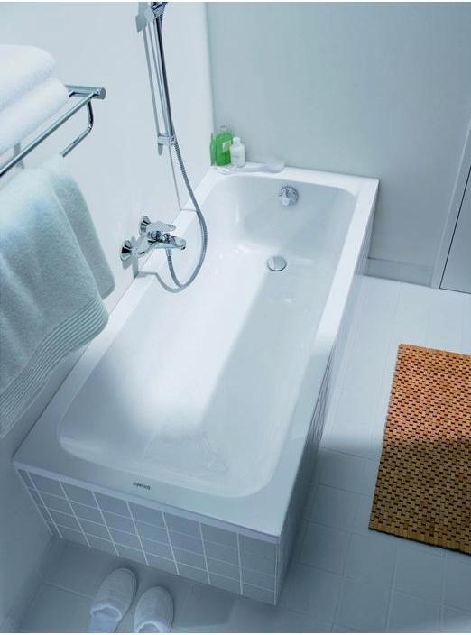 Image du produit Duravit Baignoire rectangulaire D-Code 75 x 170 cm blanc lisse 700097000000000 (120 l, 170 cm, 75 cm)