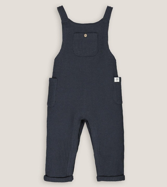 Actual product image La Redoute Collections Waffle Pique Dungarees (74)