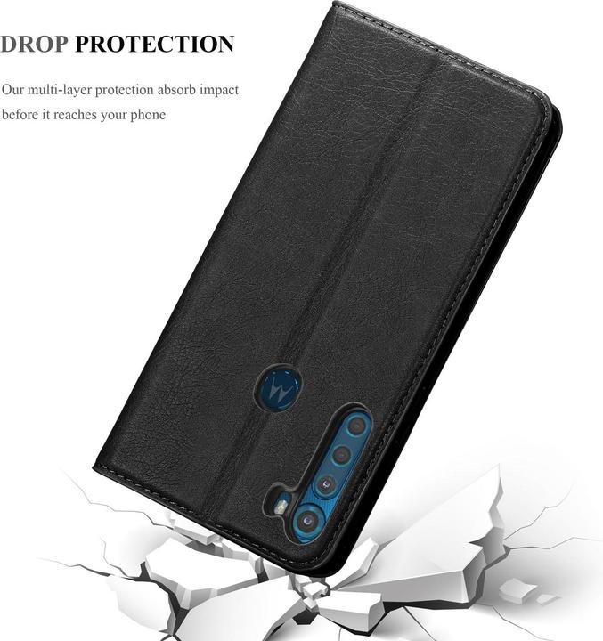 Produktbild Cadorabo Book Invisible Magnet Cover (Motorola One Fusion+)