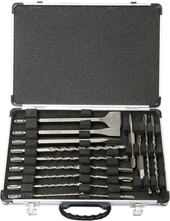 Actual product image Makita Hammer drill set 17 pieces D-42 (5 mm, 6 mm, 8 mm, 10 mm, 12 mm, 14 mm)