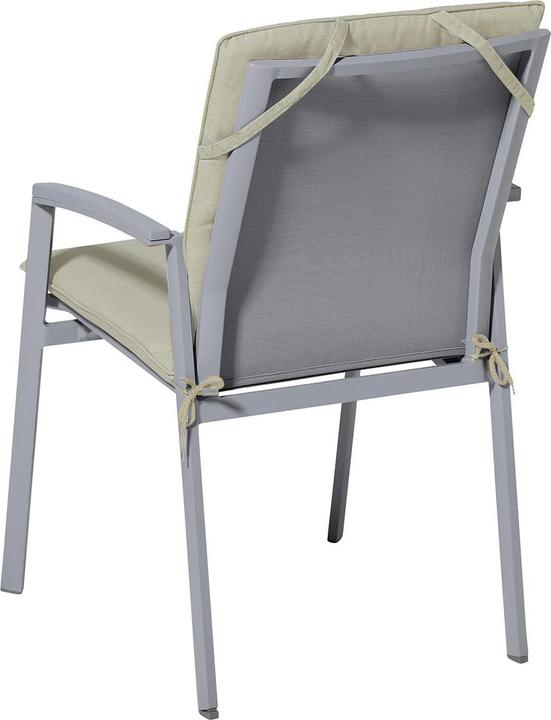 Actual product image Natura Punto Garden Chair Low Back Rest by Madison, Set of 2 (97 x 49 cm)