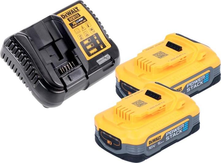 Produktbild DeWalt DCF 887 H2 Akku Schlagschrauber 18 V 205 Nm 1/4" Brushless + 2x Akku Powerstack 5,0 Ah + (Ohne externe Stromquelle)