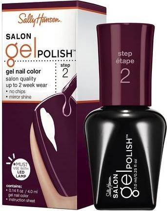 Produktbild Sally Hansen Salon Gel Polish Gel Nail Color (268 Pat On The Black, Gel-Effekt Nagellack)