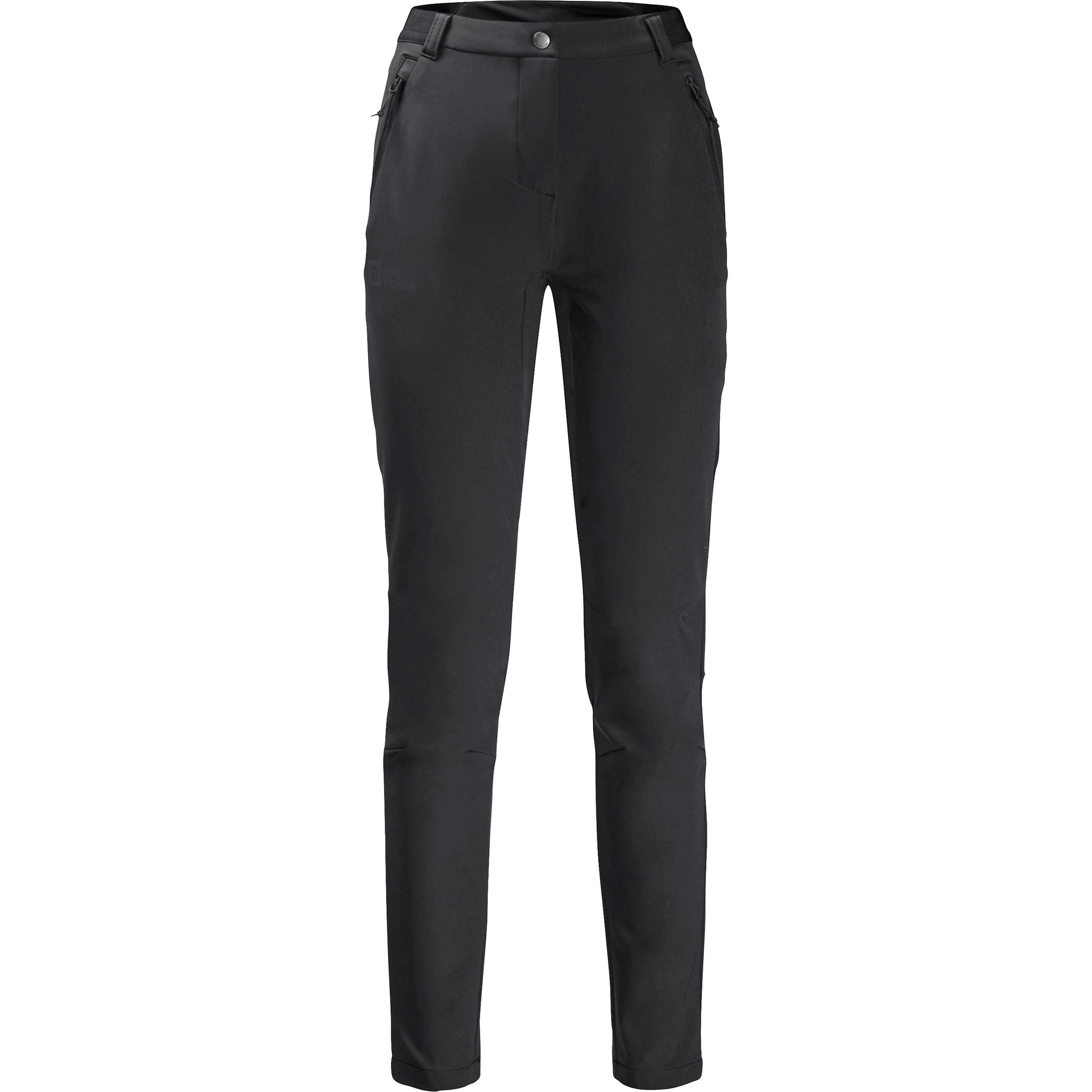 Jack Wolfskin, Damen, Outdoorhose, Geigelstein Slim Pants W (S), Schwarz, S