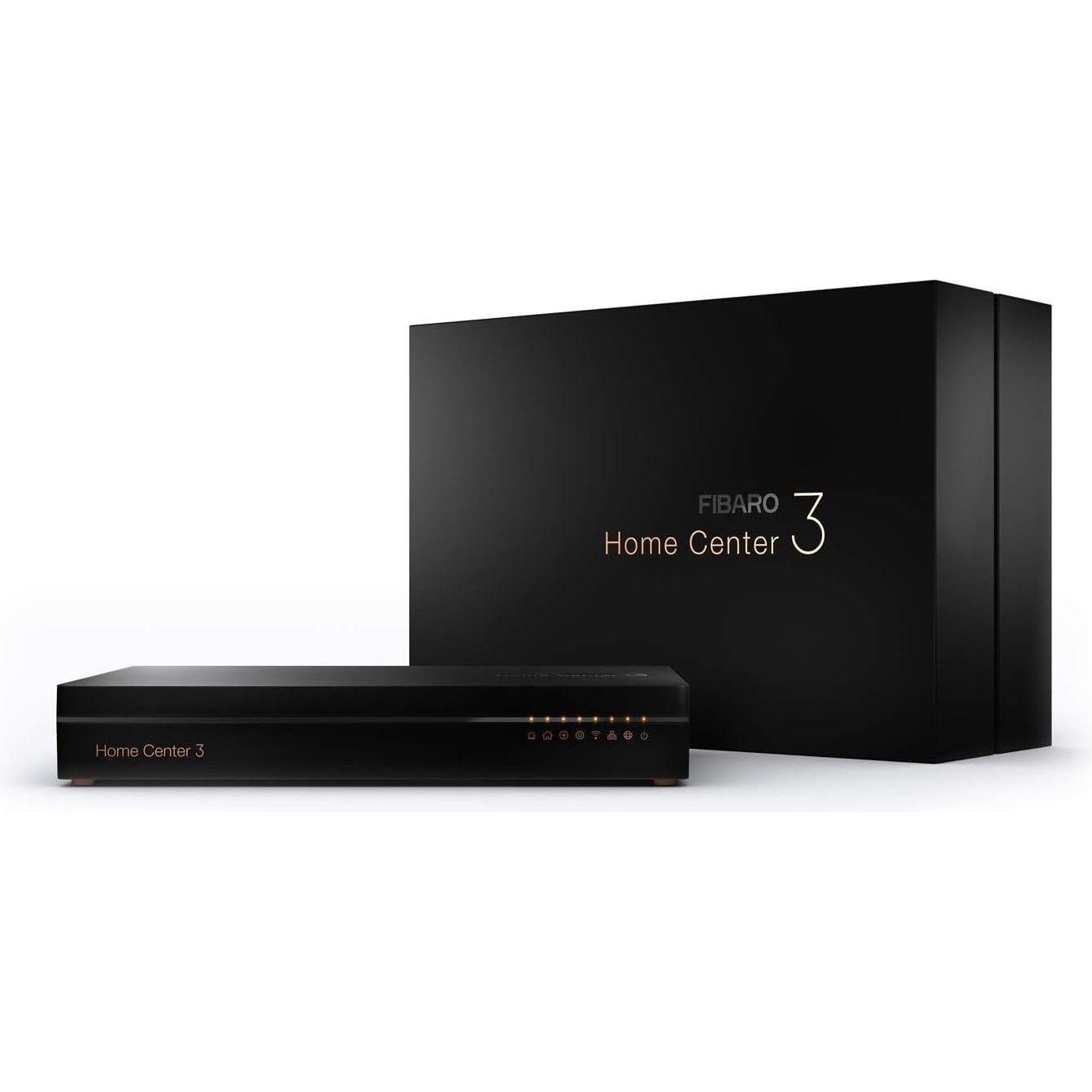 Fibaro Home Center 3ZWave Plus Smart Home Hub Smart Home Management System FGHC3 EU UK Black (58257204)