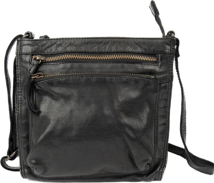 Immagine prodotto Bear Rock Bären Design Medium Crossbodybag / Umhängetasche Damen - Leder - Davita - Schwarz