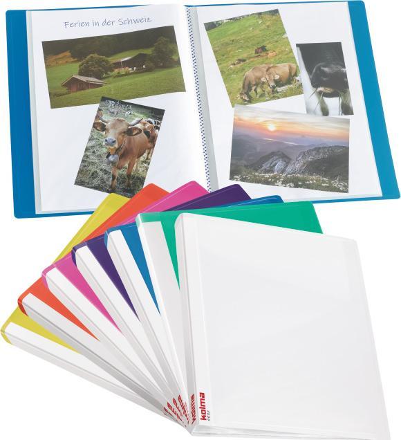 Produktbild Kolma Sichtbuch Easy A4 mit 20 Taschen blau (A4, 1 x)