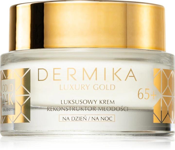 Actual product image Dermika Gold 24K Total Benefit Day & Night Creams, Eye Cream, Cream Mask (50 ml, Day cream, Face mist, Night cream)