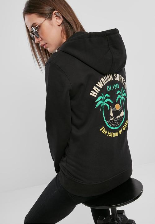 Immagine prodotto Merchcode Felpa con cappuccio da donna hawaiana da surfista (XS)