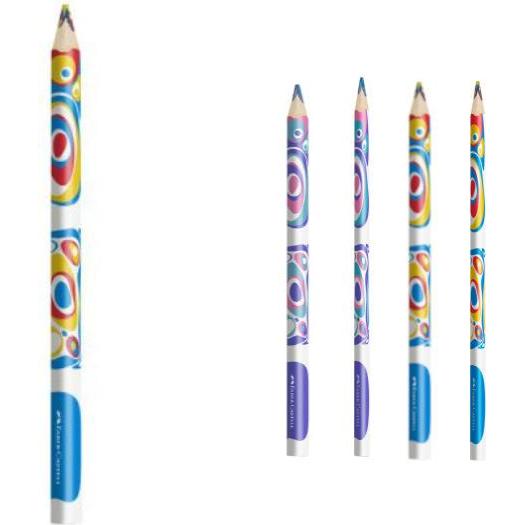 Faber-Castell, Pastelli, Farbstift Fantasy Colours rot blau gelb