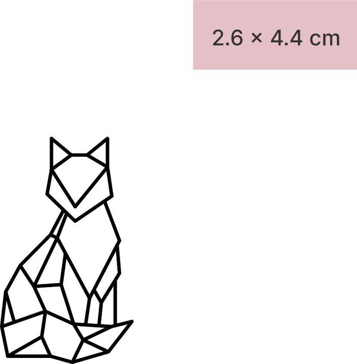 Immagine prodotto minink Tatuaggio temporaneo - Volpe geometrica