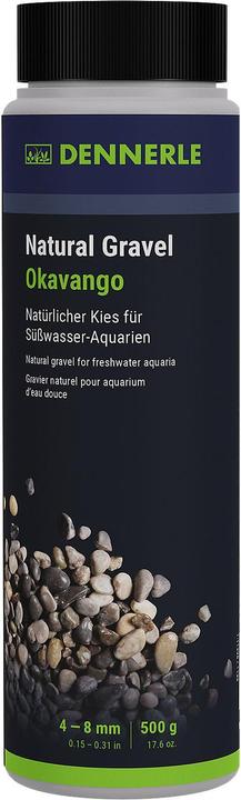Dennerle Ghiaia naturale Okavango, 4-8mm, 500g (Fondo, Pietra)