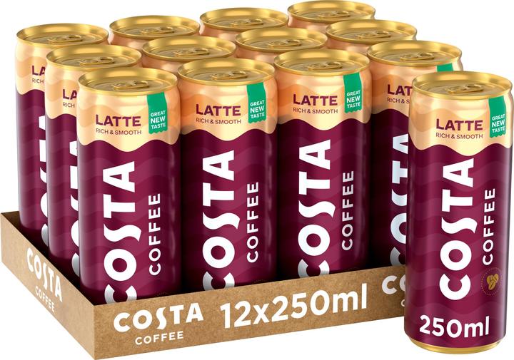 Costa Coffee Latte (12 x 25 cl)