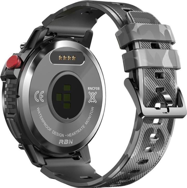 Actual product image Smartwatch RNCF08 Black Czarno-brązowy (49 mm)