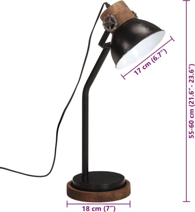 Produktbild vidaXL Schreibtischlampe (E27)