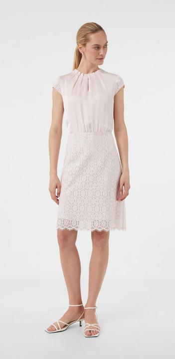 Actual product image Comma Kleid Kurzes Satinkleid mit Spitzen-Rock (32)