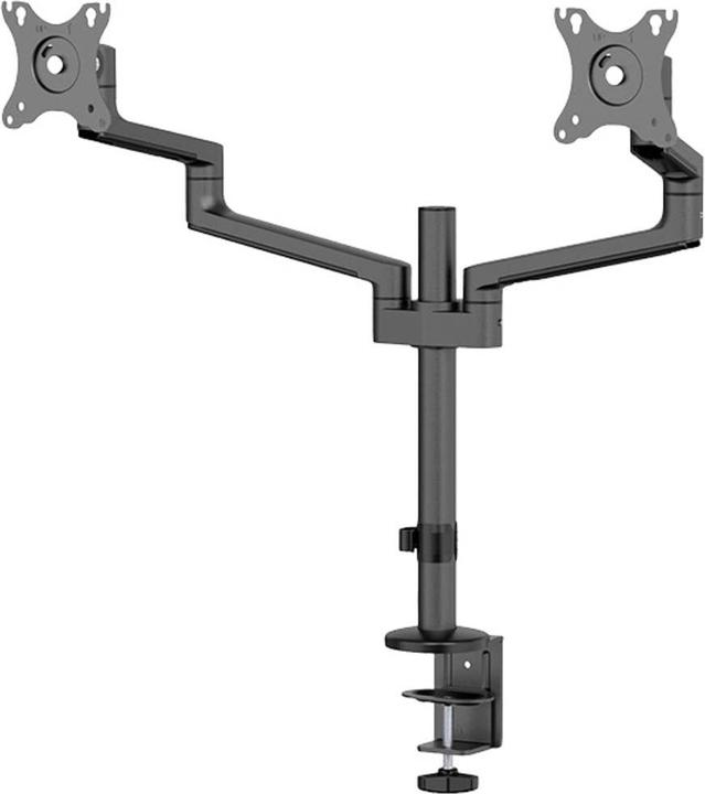 Produktbild Neomounts Tischhalterung dual 100x100 -8kg 17-27"/h?v/neig/schwenk/Klemme/schwa (Tisch, 27")