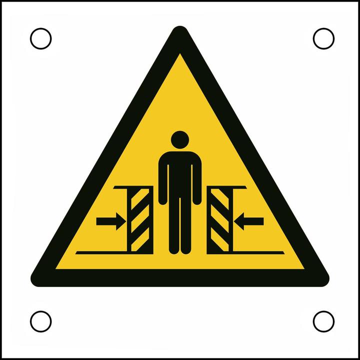 Image du produit Brady Panneau de sécurité ISO - Avertissement de risque d'écrasement