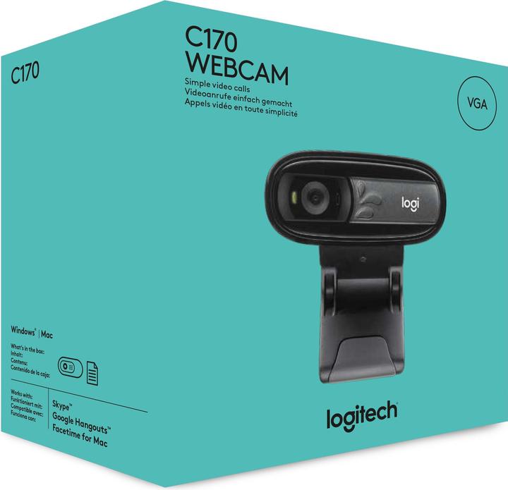 Actual product image Logitech C170 (0.80 Mpx)