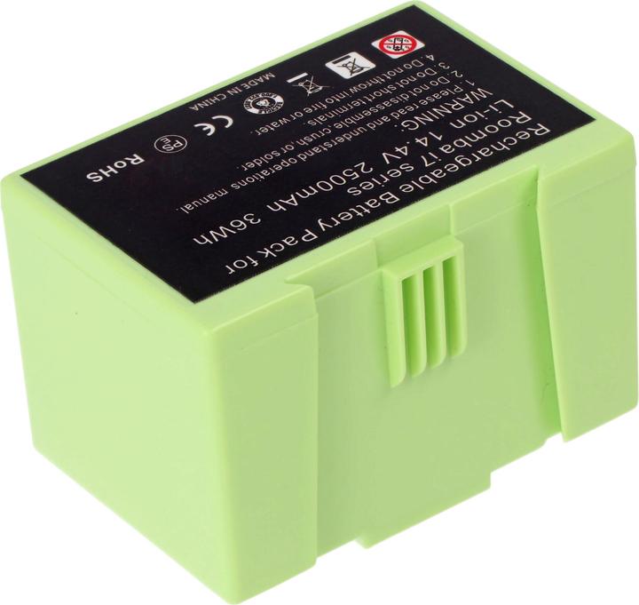 Image du produit AccuCell Batterie pour robot ménager en remplacement de iRobot ABL-D2, ABL-D1, 4624864 - 2600mAh 14.4V Li-Ion