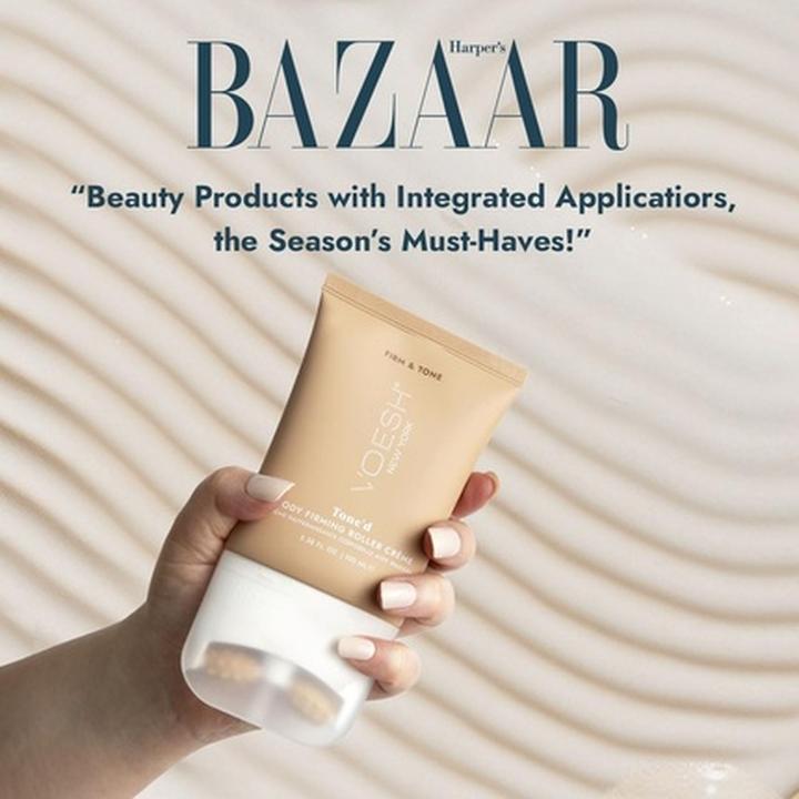 Actual product image Voesh Roller Creme Vegan Beauty Body Cream for Lymphatic Massage and Toning (Body cream, 100 ml)