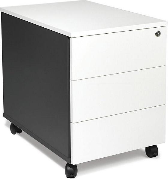 Brushed white, Dark grey