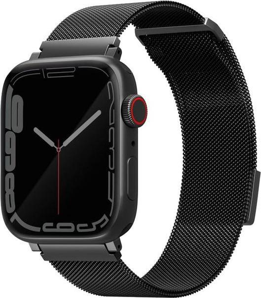 Produktbild Uniq pasek Dante Apple Watch Series 4/5/6/7/8/SE/SE2 38/40/41mm Stainless Steel grafitowy/graphite (38 mm, 40 mm, 41 mm, Edelstahl)