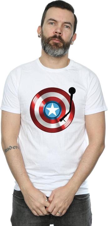 Produktbild Captain America Plattenspieler TShirt (S)