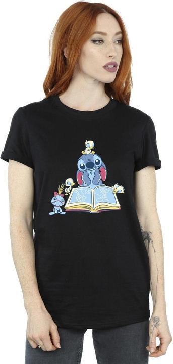 Produktbild Disney Lilo & Stitch Reading A Book TShirt (M)