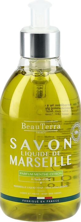 Produktbild BeauTerra Flüssigseife Marseille Minze-Zitrone liq (Flüssigseife, 300 ml)