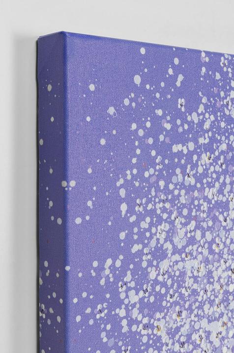 Produktbild Kare Design Leinwandbild Flower Boat Lila weiss (80 x 100 x 3.5 cm)